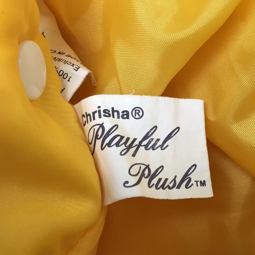 Chrisha Playful Plush Infant Yellow Duck Detachable Hood Kids Costume‎ 12-18M